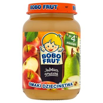 Bobo Frut Smaki Dzieciństwa Jabłko gruszka po 4 miesiącu 185 g