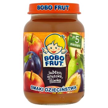 Bobo Frut Smaki Dzieciństwa Jabłko gruszka śliwka po 5 miesiącu 185 g