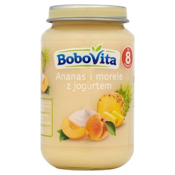 BoboVita Ananas i morele z jogurtem po 8 miesiącu 190 g