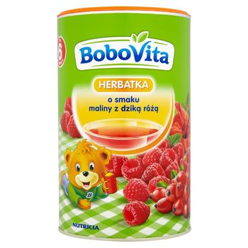 BoboVita Herbatka o smaku maliny z dziką różą po 6 miesiącu 400 g
