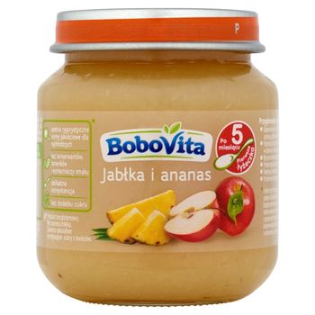 BoboVita Jabłka i ananas po 5 miesiącu 125 g