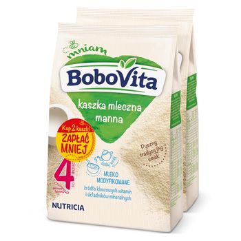 BoboVita Kaszka mleczna manna po 4 miesiącu 460 g (2 x 230 g)