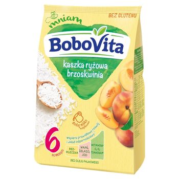 BoboVita Kaszka ryżowa brzoskwinia po 6. miesiącu 180 g