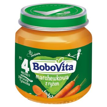 BoboVita Marchewkowa z ryżem po 4 miesiącu 125 g