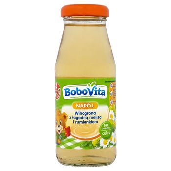 BoboVita Napój Winogrona z łagodną melisą i rumiankiem po 4 miesiącu 175 ml