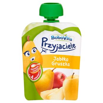 BoboVita Przyjaciele Jabłko gruszka po 4 miesiącu 80 g