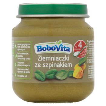 BoboVita Ziemniaczki ze szpinakiem po 4 miesiącu 125 g