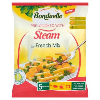 Bonduelle Steam à la French Mix Mieszanka warzywna 400 g