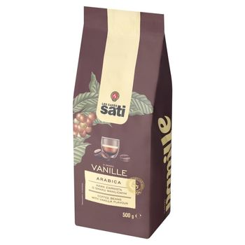 Cafe Sati Kawa ziarnista o smaku waniliowym 500 g