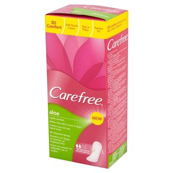 Carefree Aloe Wkładki higieniczne 20 sztuk