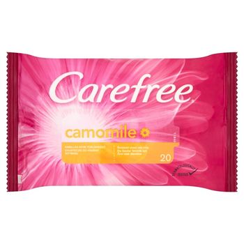 Carefree Camomile Chusteczki do higieny intymnej 20 sztuk