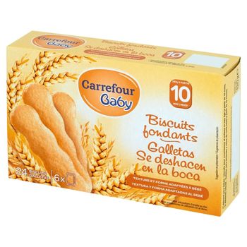 Carrefour Baby Herbatniki miękkie 120 g (6 x 4 sztuki)