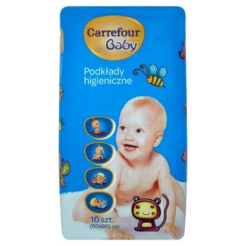 Carrefour Baby Podkłady higieniczne 60 x 90 cm 10 sztuk