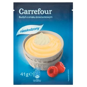 Carrefour Budyń o smaku śmietankowym 41 g