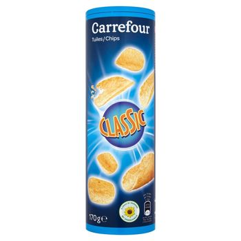 Carrefour Chipsy ziemniaczane solone 170 g