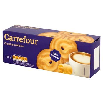 Carrefour Ciastka maślane 130 g