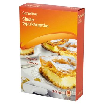 Carrefour Ciasto typu karpatka 340 g