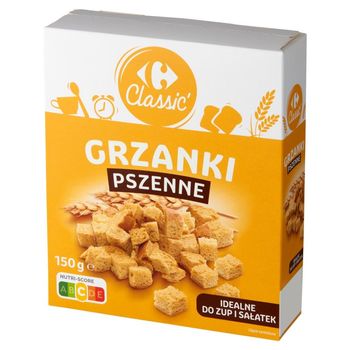 Carrefour Classic Grzanki pszenne 150 g Test pogrubionych składników ---------4