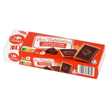 Carrefour Classic Herbatniki maślane z gorzką czekoladą 150 g