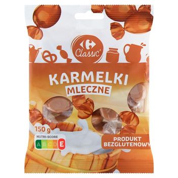 Carrefour Classic Karmelki mleczne 150 g