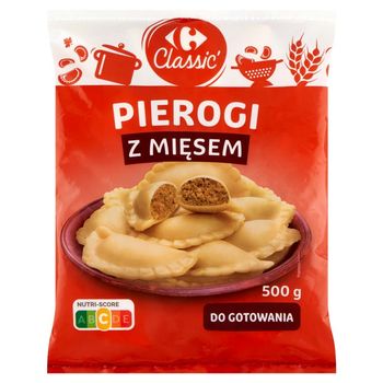 Carrefour Classic Pierogi z mięsem 500 g
