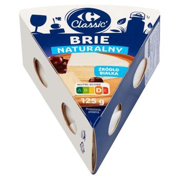 Carrefour Classic Ser brie naturalny 125 g