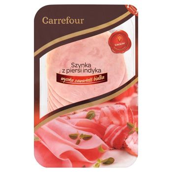 Carrefour Szynka z piersi indyka 120 g