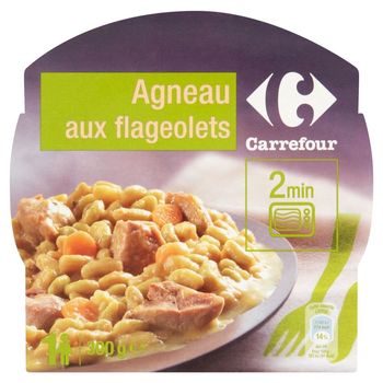 Carrefour Danie gotowe jagnięcina z fasolą flageolet 300 g