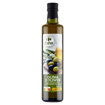 Carrefour Extra Oliwa z oliwek najwyższej jakości z pierwszego tłoczenia 500 ml
