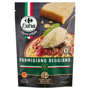 Carrefour Extra Włoski ser twardy tarty parmigiano reggiano 100 g
