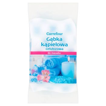 Carrefour Gąbka kąpielowa celulozowa do masażu
