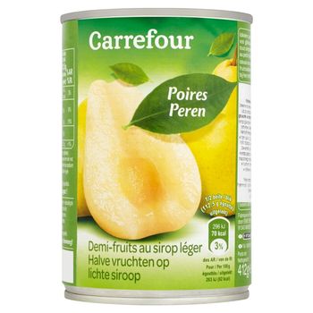 Carrefour Gruszki w syropie 412 g