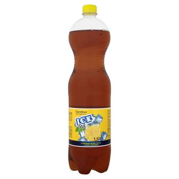 Carrefour Ice Tea Napój niegazowany z ekstraktem herbaty czarnej o smaku cytrynowym 1,5 l