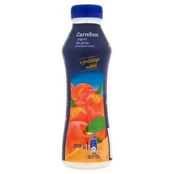 Carrefour Jogurt do picia brzoskwiniowy 350 g