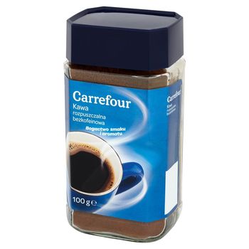 Carrefour Kawa rozpuszczalna bezkofeinowa 100 g