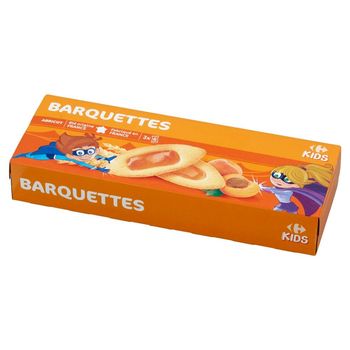 Carrefour Kids Biszkopty z nadzieniem morelowym 120 g
