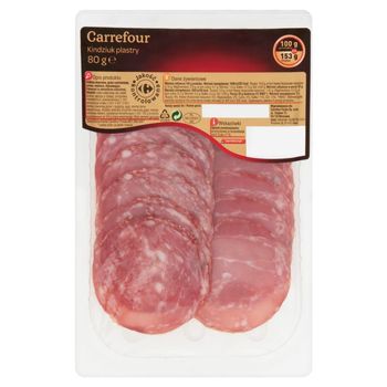 Carrefour Kindziuk plastry 80 g