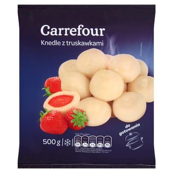 Carrefour Knedle z truskawkami 500 g
