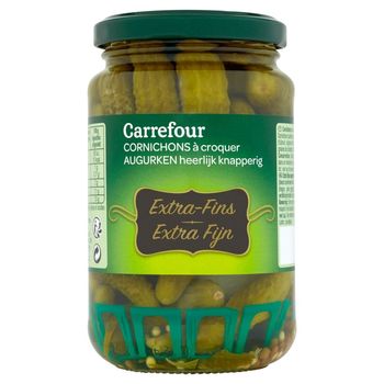Carrefour Korniszony do chrupania 330 g