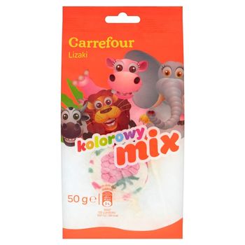 Carrefour Lizaki kolorowy mix 50 g (2 sztuki)