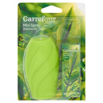 Carrefour Mini Spray zielona herbata Odświeżacz powietrza 15 ml