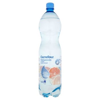 Carrefour Napój gazowany o smaku grejpfrutowym 1,5 l