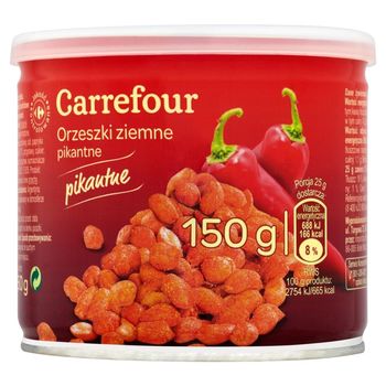 Carrefour Orzeszki ziemne pikantne 150 g