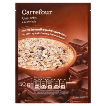 Carrefour Owsianka z czekoladą 50 g