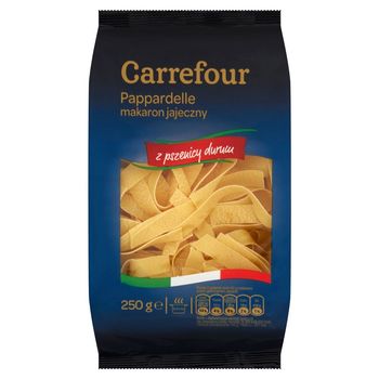 Carrefour Pappardelle Makaron jajeczny z pszenicy durum 250 g