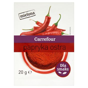 Carrefour Papryka ostra mielona 20 g