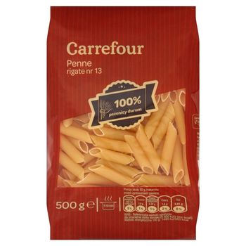 Carrefour Penne rigate nr 13 Makaron 500 g