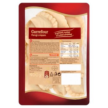 Carrefour Pierogi z mięsem 400 g