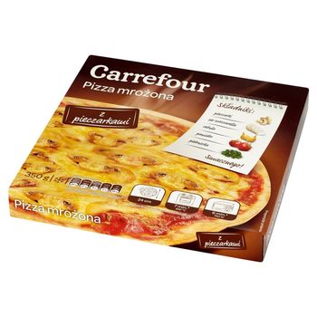 Carrefour Pizza mrożona z pieczarkami 350 g