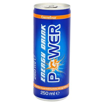 Carrefour Power Napój energetyzujący 250 ml